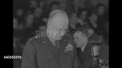 General Dwight Eisenhower stresses need for universal selective service in the US News Clip