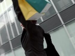 HD SLOW-MOTION: Shopping Stock Footage