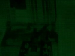 Night Vision City Stock Footage