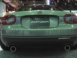 2011 Mazda MX-5 Super20 concept car montage Stock Footage