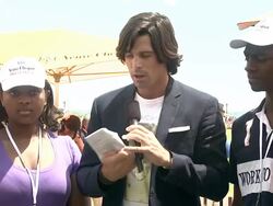 SPEECH: Nacho Figueras talks about his involvement at The Fifth Annual Veuve Clicquot Polo Classic Stock Footage