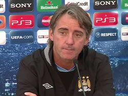 Roberto Mancini and David Silva interviews on Stock Footage