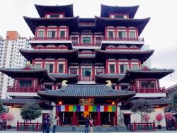 Buddha Tooth Relic Temple Stock Footage