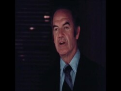 SYND17/09/72 MCGOVERN SPEAKS ON WATERGATE BUGGING CASE News Clip