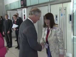 HRH Prince Charles The Prince of Wales, Cheryl Cole at the The Prince's Trust Celebrate Success Awards Arrivals at London England. (Footage by WireImage Video/GettyImages) Stock Footage
