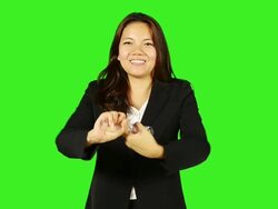 Woman Drinking Water And Squeeze The Bottle On Green Screen Stock Footage