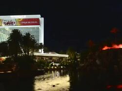 TIME LAPSE: The Volcano At The Mirage Hotel & Casino Time Lapses Stock Footage