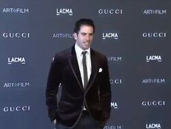 Eli Roth at 2014 LACMA Art+Film Gala Honoring Barbara Kruger And Quentin Tarantino Presented By Gucci Stock Footage