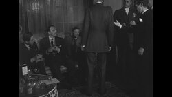 British men display clothing fashions at party in London in the 1950s News Clip