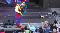Hispanic Fiesta in Mel Lastman Square-Toronto,Canada Stock Footage
