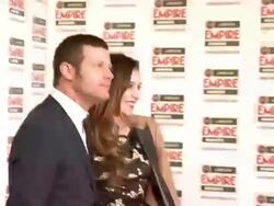 Dermot O'Leary at the Jameson Empire Awards at London England. (Footage by WireImage Video/GettyImages) Stock Footage