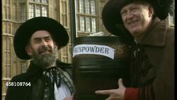 Guy Fawkes photocall outside Parliament News Clip