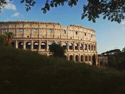 The Coliseum of Rome Stock Footage