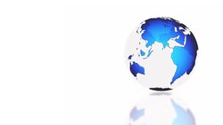 Blue Globe Stock Footage