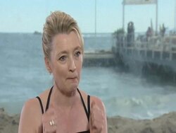 INTERVIEW: Lesley Manville talks about her character in the film and her continual striving for better despite the constant failures in her history and the resultant behavioral characteristics  Stock Footage