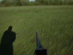 HD - Soldier Runs With a Rifle Stock Footage