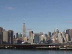 New York Skyline - HD/24p Stock Footage