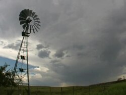 HD 1080i West Texas Windmill 7 Stock Footage