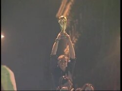 World Cup winning team at Piazza Venezia News Clip