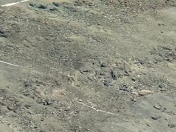 2010 AERIAL Gliders flying over barren, rocky mountains / Santiago de Chile, Gran Santiago, Chile Stock Footage