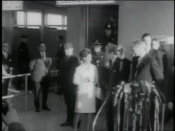 Princess Margaret and Lord Snowdon dispel rumors Stock Footage