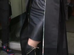 Rita Ora at BBC Radio 1, Celebrity Video Sightings in London on November 05, 2012 in London, England (Footage by WireImage Video/Getty Images) Stock Footage