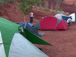 HD: Goulding's Campground Stock Footage