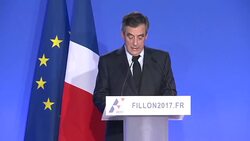 CLEAN : France's Fillon apologises for error of hiring wife (2) News Clip