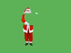 Santa Advertising Stock Footage