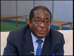 Mugabe urges West to lift sanctions in exclusive intv News Clip