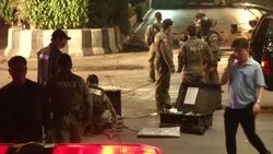 Bangkok Bombing at Erawan Shrine Stock Footage