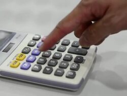 Calculator Stock Footage