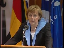 WRAP Merkel at welcoming ceremony at PM's office ADDS comments Instructional Video