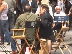 Al Pacino on set of Vittoria Coffee commercial in New York at the Celebrity Sightings in New York at New York NY. (Footage by WireImage Video/GettyImages) Stock Footage