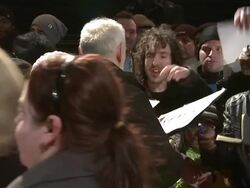 David Fincher at The Girl With The Dragon Tattoo: World Premiere at Odeon Leicester Square on December 12, 2011 in London, England (Footage by WireImage Video/Getty Images) Stock Footage