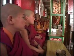 Tibetan monks pray for victims of the Chinese crackdown in Tibet News Clip