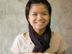 Young happy woman with giftbox Stock Footage