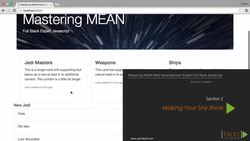 Mastering MEAN Web Development Expert Full Stack JavaScript (Video 36) Instructional Video