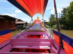 Bangkok waterways HD video Stock Footage