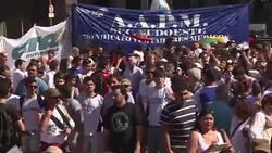 CLEAN : 24 hour March of Resistance begins in Argentina News Clip