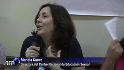 VOICED : Hija de Raul Castro organiza bodas simbolicas gays News Clip
