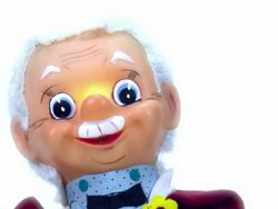 DRINKING BARTENDER-VINTAGE TOY-1080HD Stock Footage