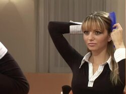 HD: Brushing Hair Stock Footage