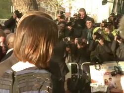 Emily Blunt and Ewan McGregor at Salmon Fishing In The Yemen European Premiere at ODEON Kensington on April 10, 2012 in London, England. Stock Footage