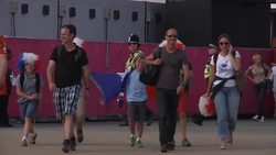 French fans jubilant after men's handball team claims gold over Sweden News Clip