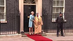 Theresa May Welcomes King Hamad of Bahrain at Downing Street News Clip