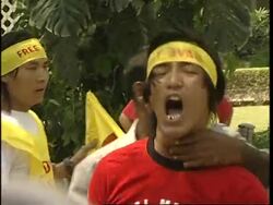 Tibetan refugees protest against Shanghai-Lhasa rail line News Clip