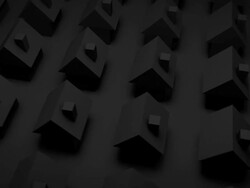 Glowing House - Pink (Full HD) Stock Footage