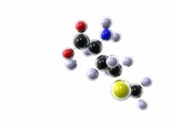 Methionine molecule Stock Footage