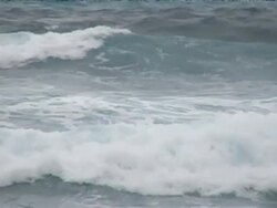 Blue ocean waves Stock Footage